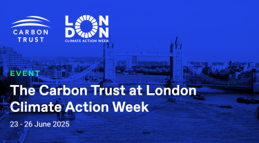 London Climate Action Week event banner