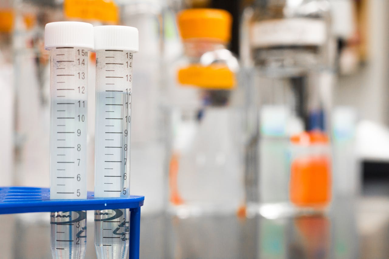 Test tubes in a lab