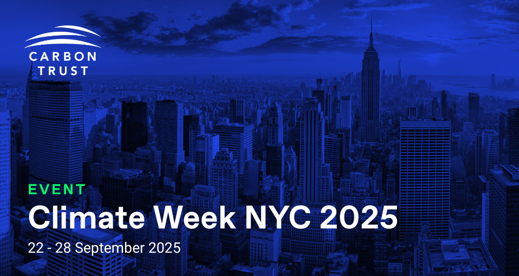 The Carbon Trust at Climate Week New York City 2025 | The Carbon Trust