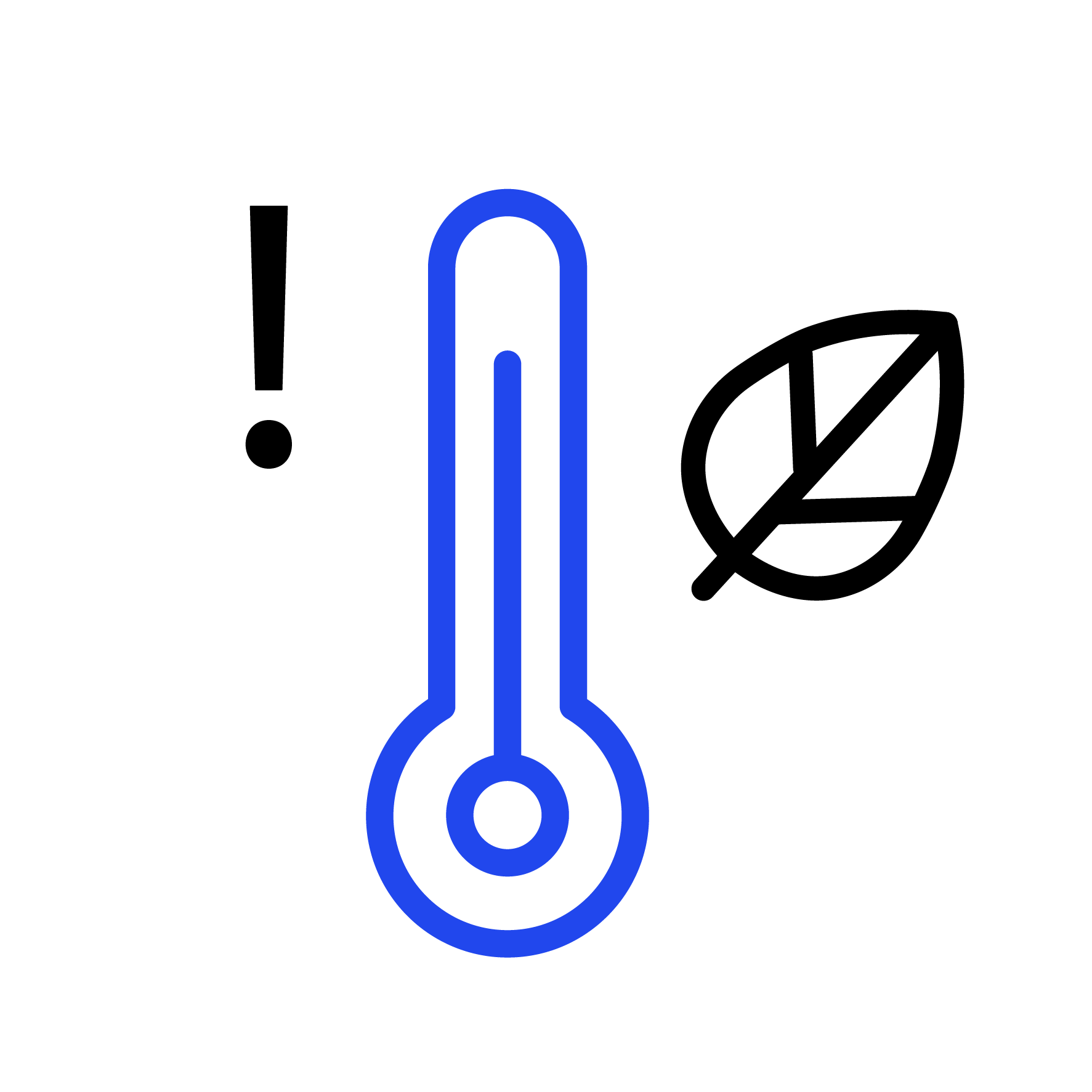 Risk temperature icon