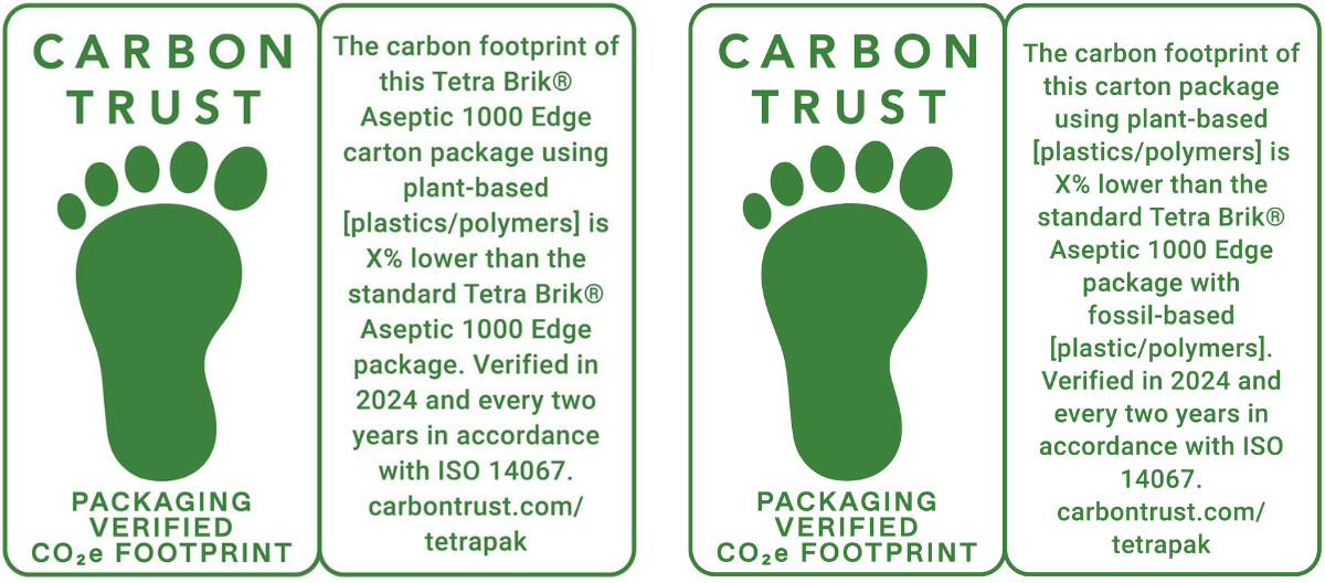 Tetra Pack labels