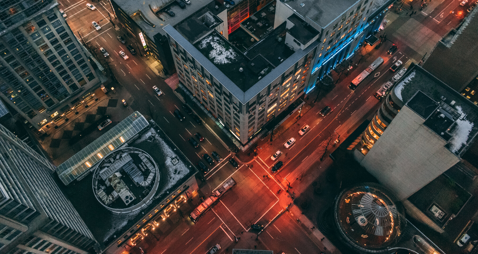 City from above