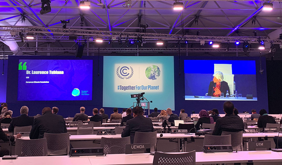 Laurence Tubiana announcing CATA on Energy Day at COP 26