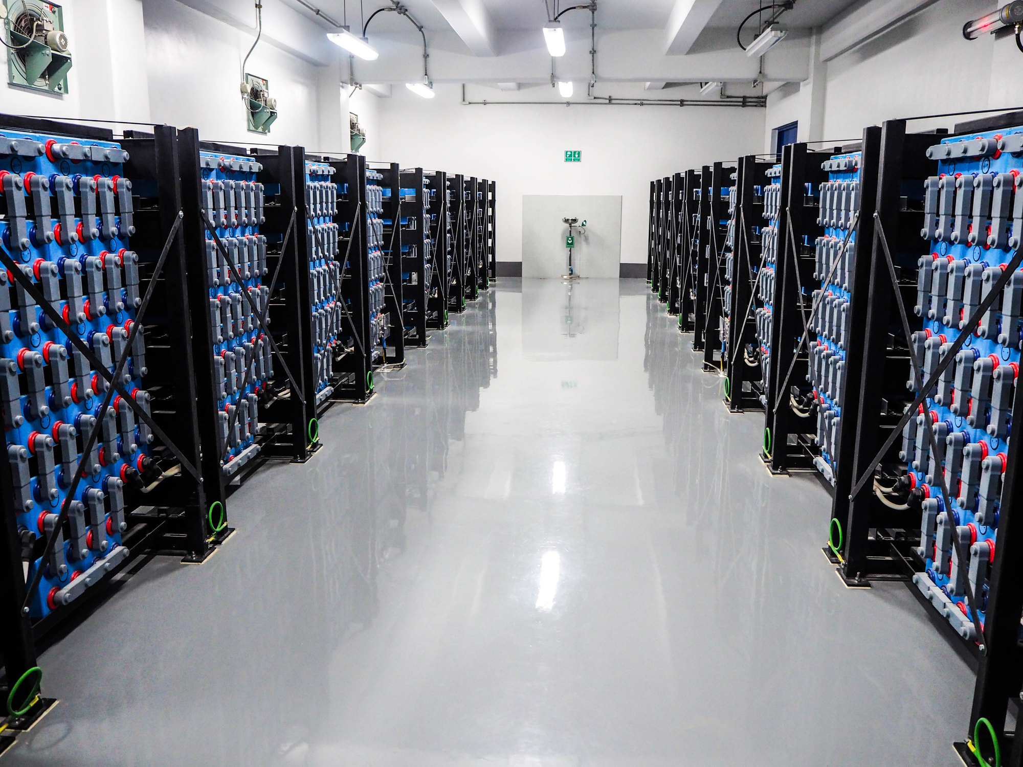 Energy storage through batteries