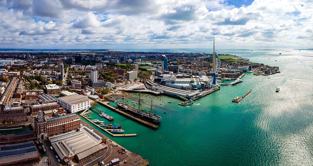 Portsmouth harbour crop