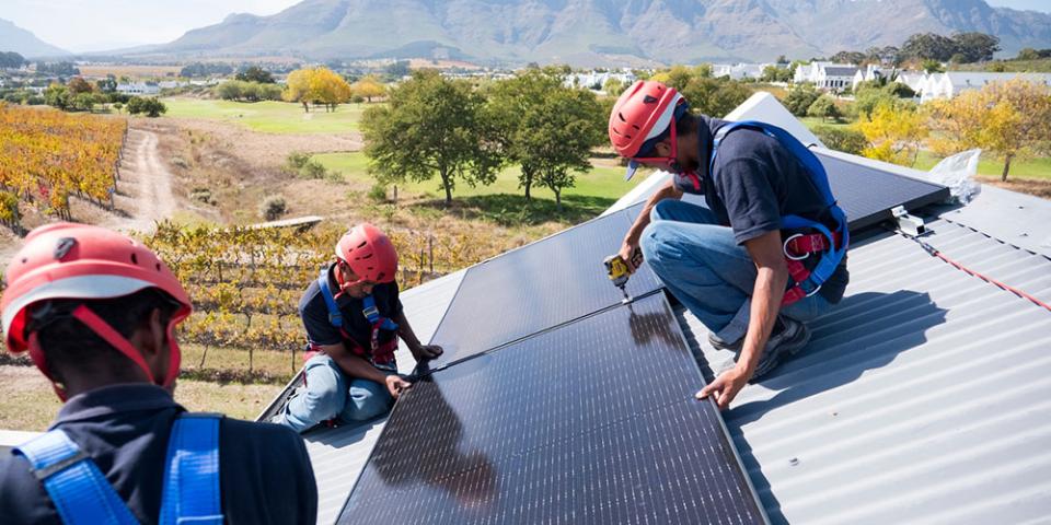 Solar panels Africa