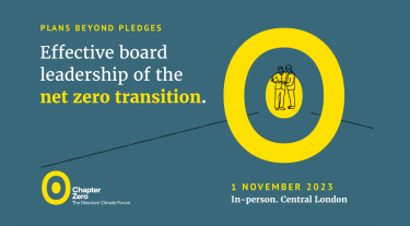 Chapter Zero event banner