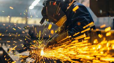 image of a metal worker