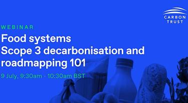 Food systems Scope 3 decarbonisation and roadmapping 101