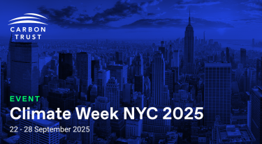 The Carbon Trust at Climate Week New York City 2025 | The Carbon Trust