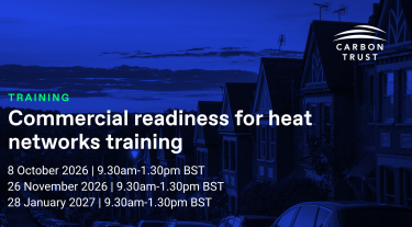 Heat networks training banner