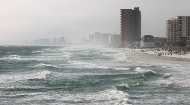 City on the coast