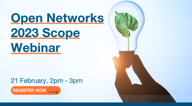 Open Networks 2023 scope webinar programme