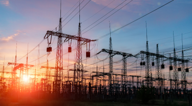 Electricity pylons