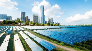 China city solar panels