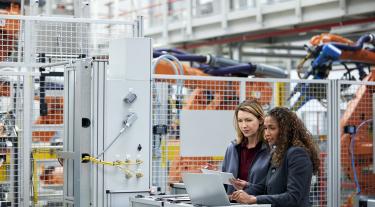 Two women engineers