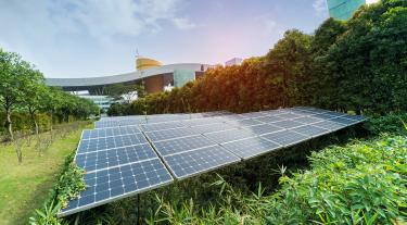 Solar Panel plant in inner city