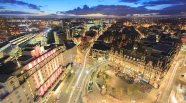 Leeds at night
