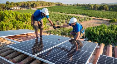 Solar in fields
