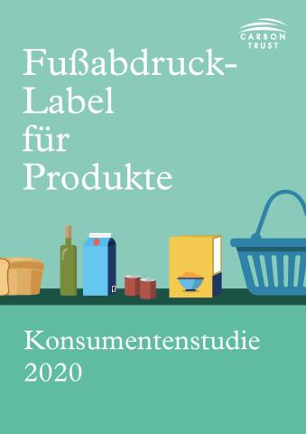 Fußabdruck Label für Produkte