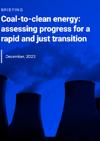 Front cover of coal-to-clean-report