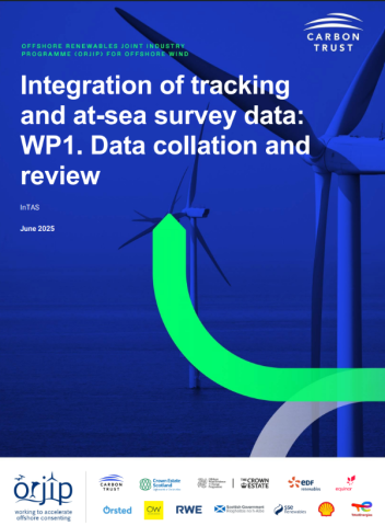 Integration of tracking and at-sea survey data report