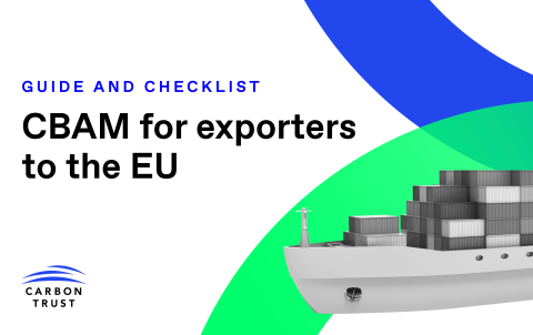 CBAM for exporters to the EU - guide front cover