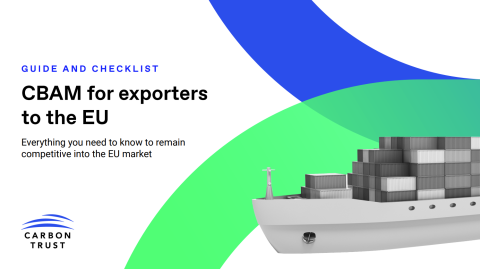 CBAM for exporters to the EU - guide front cover