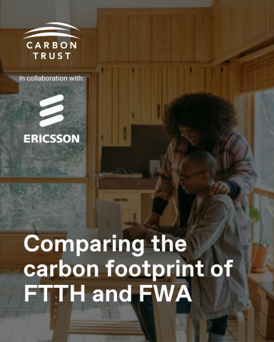 Comparing the carbon footprint of FTTH and FWA