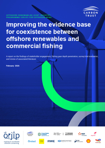 ORJIP: Improving the evidence base for coexistence between offshore renewables and commercial fishing