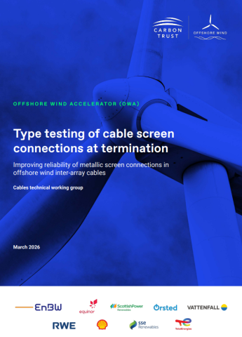 Type testing of cable screen connections at termination