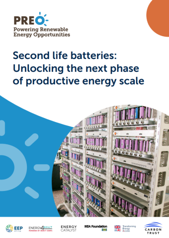 Second life batteries report cover